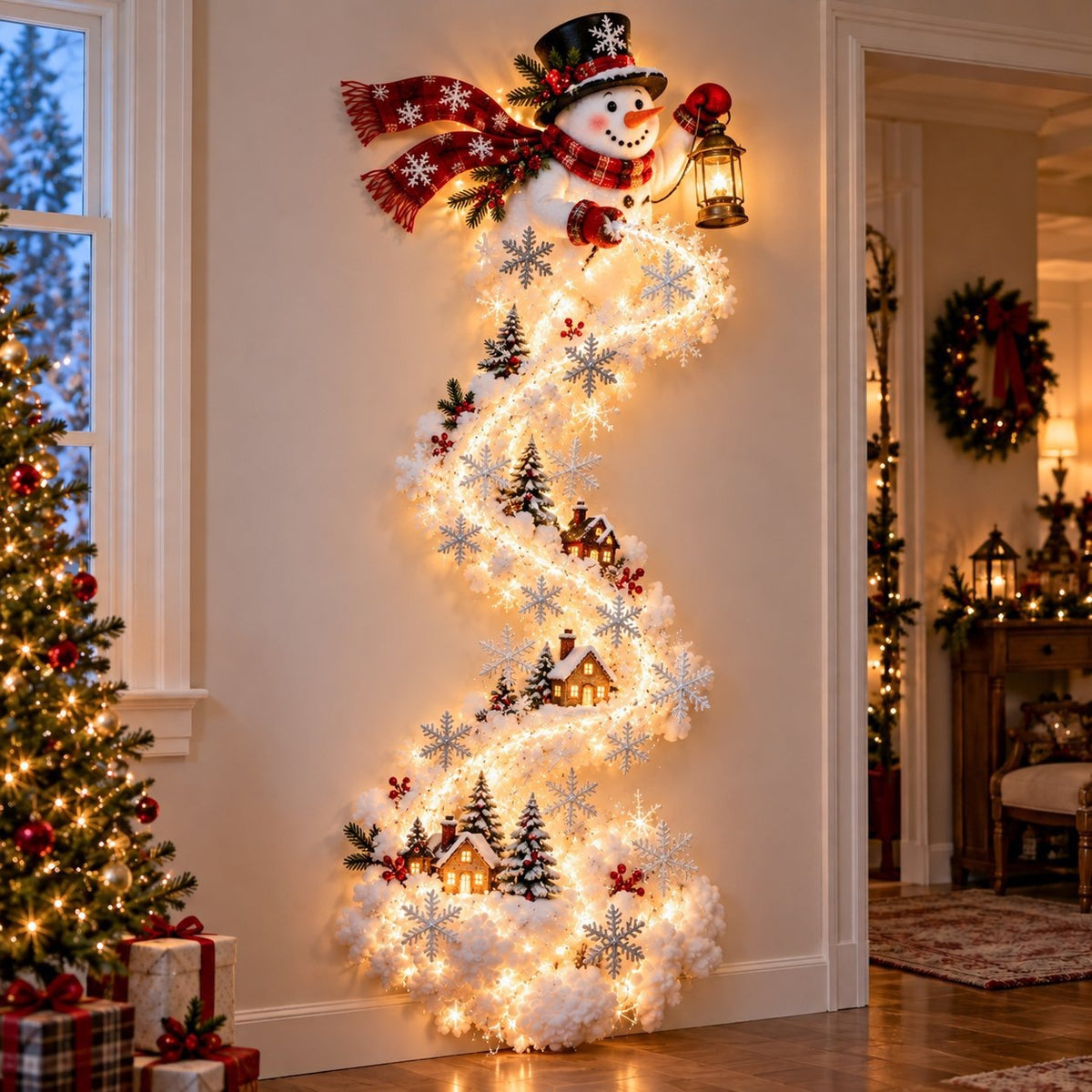Snowman | Jingle Trail Christmas wall light